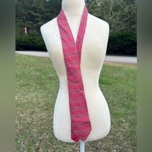 Hermes geometric horse bit equestrian tie